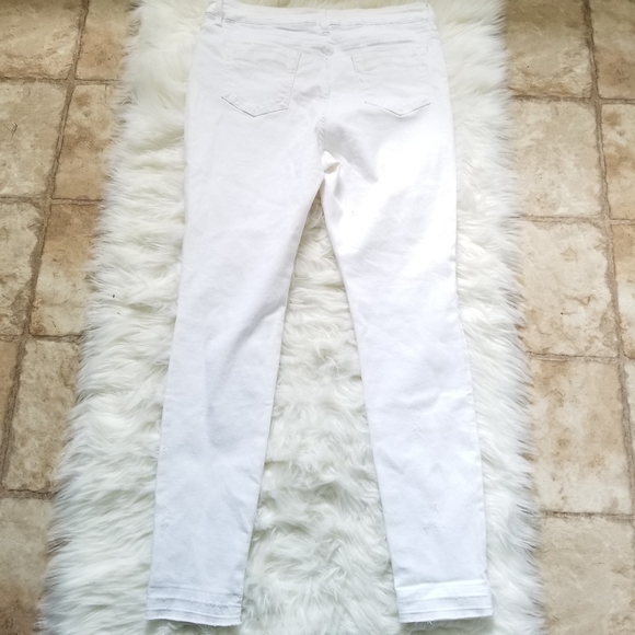 High Rise Ludlow Skinny Button Fly Distressed Jean - Picture 7 of 12